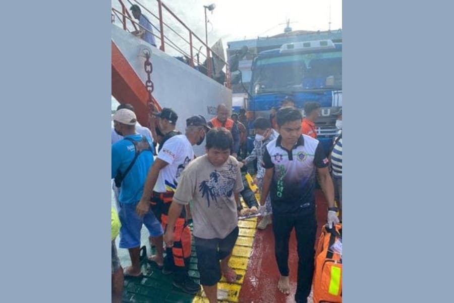 At least seven dead after blaze on Philippine passenger ferry