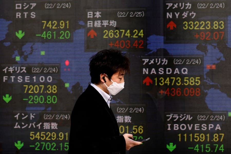 Asian stocks mixed and European futures flat on rate hike worries