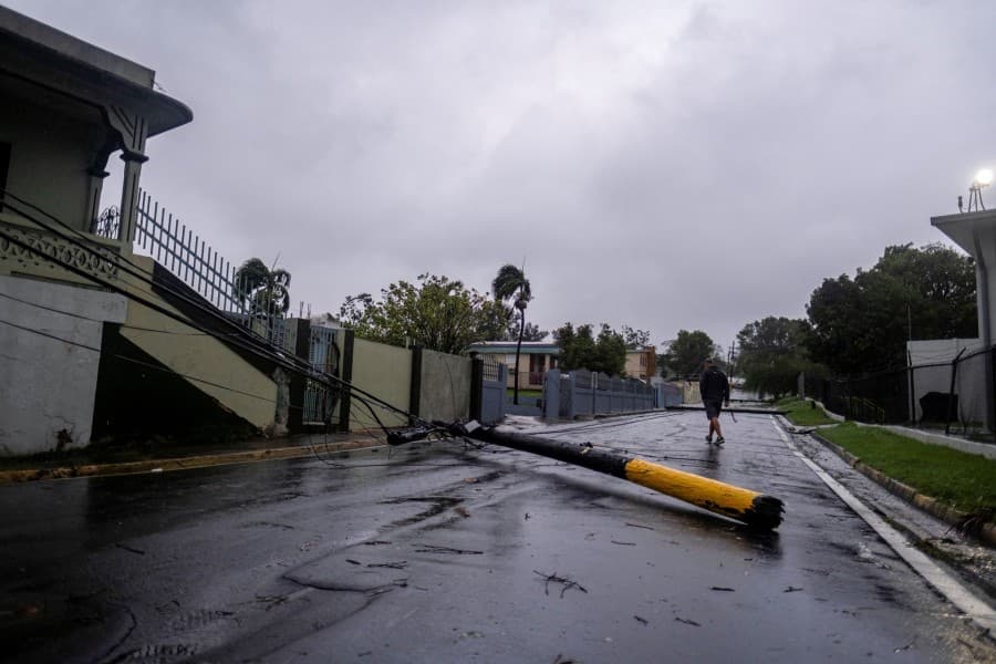 Hurricane Fiona swamps Puerto Rico, knocking out power to island