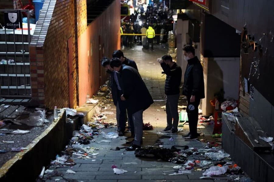 Halloween stampede in South Korea leaves at least 149 dead