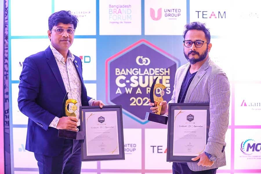 Walton CEO, CMO honoured with Bangladesh C-Suite Award