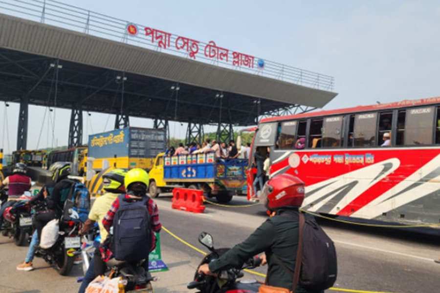 Tk 25 billion toll collected from Padma Bridge in three years