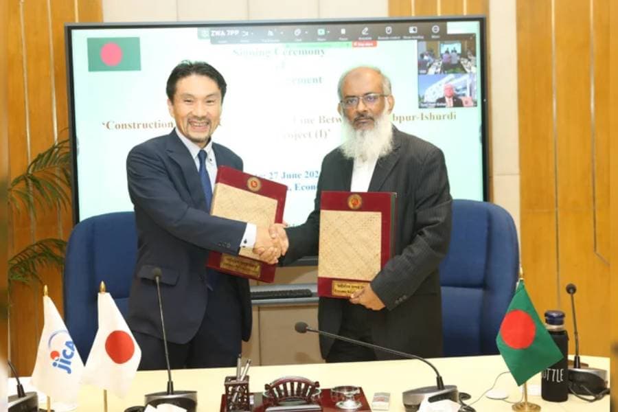 Dhaka, Tokyo ink deal to develop rail communication