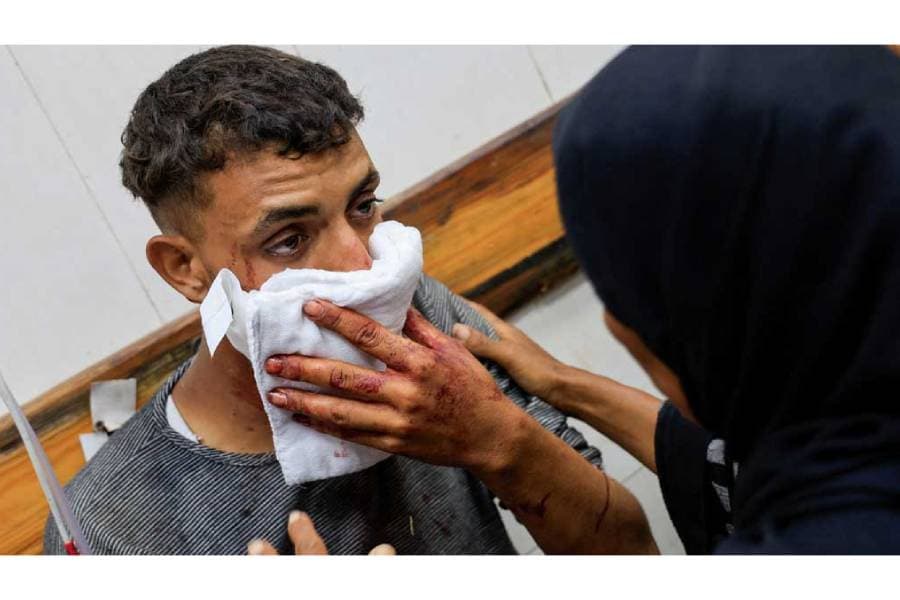 WHO says Gaza’s Nasser hospital ‘one massive trauma ward’