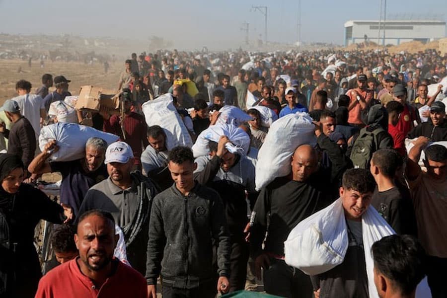 Gaza Humanitarian Foundation says two of its US aid workers injured in Gaza