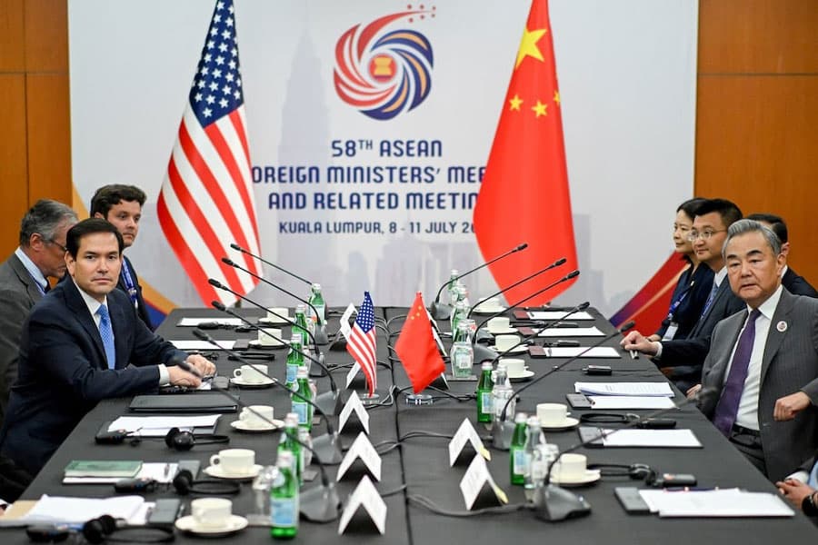 Rubio meets China's Wang amid trade tensions, says good chance of Trump-Xi talks