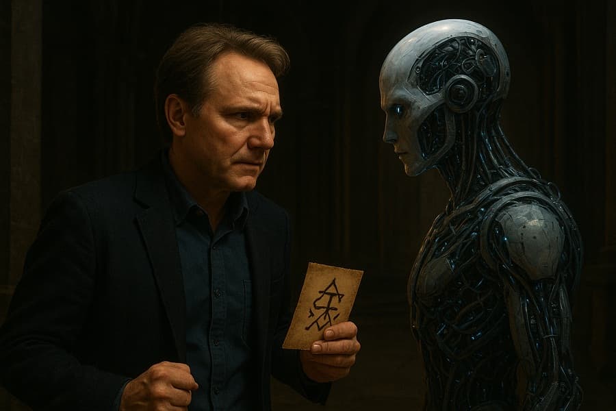 Why does Dan Brown still stay ahead in a world ruled by AI?