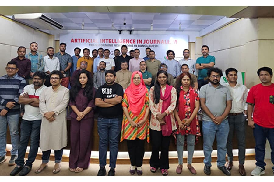 Workshop on AI in journalism held by TMGB and GIGABYTE