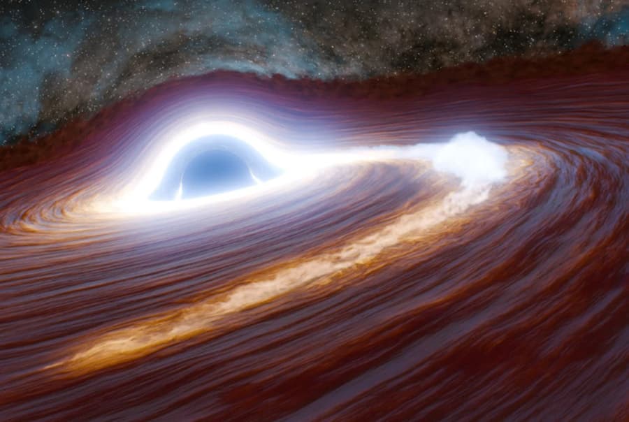 Scientists spot the brightest flare yet from a supermassive black hole