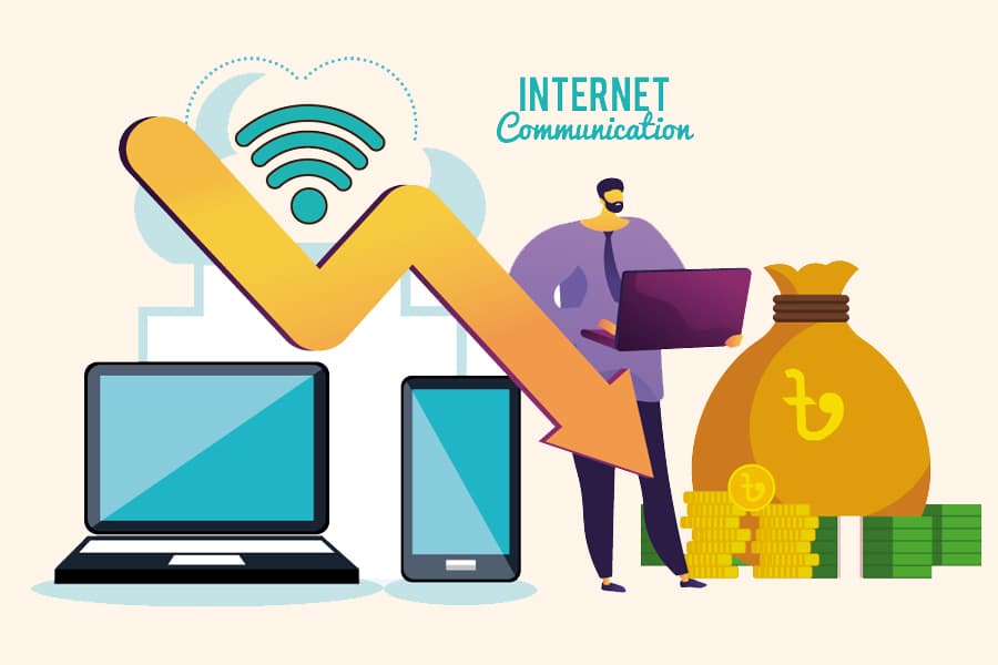 Lowering data price to widen internet use