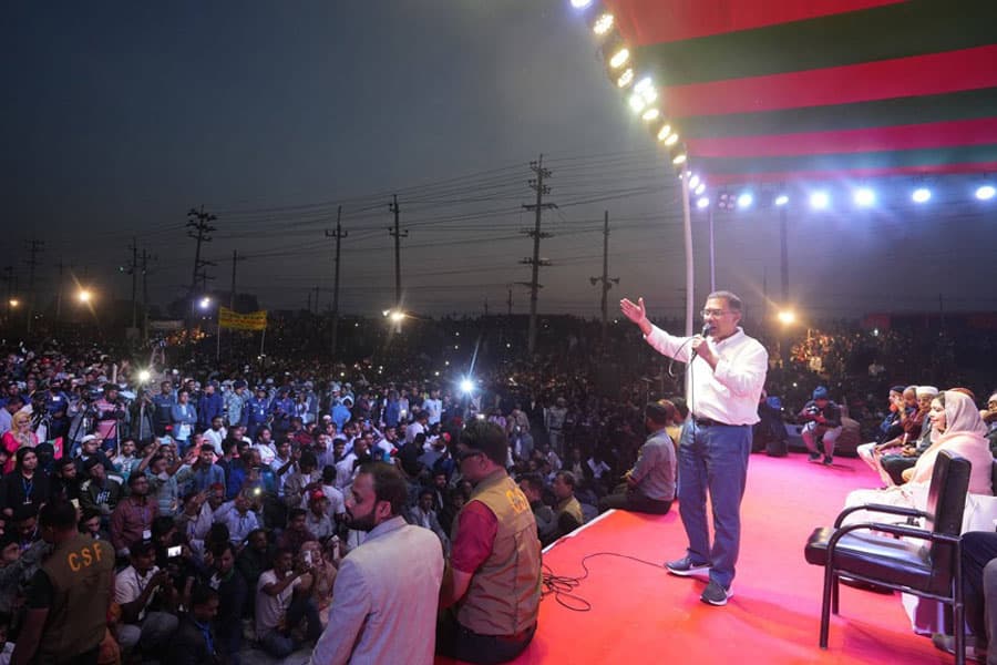 BNP chief Tarique pledges barrage, factories and revival of jute industry in Tangail