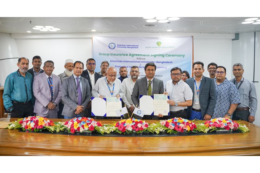 AIUB signs insurance deal with Protective Islami Life Insurance