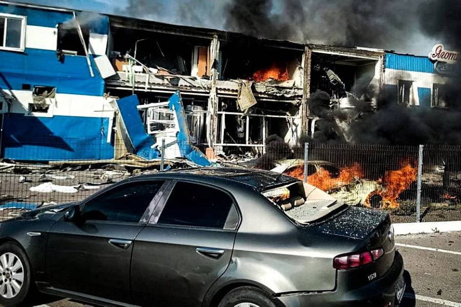 Russian drone attack kills four in Ukraine's Kyiv region, officials say