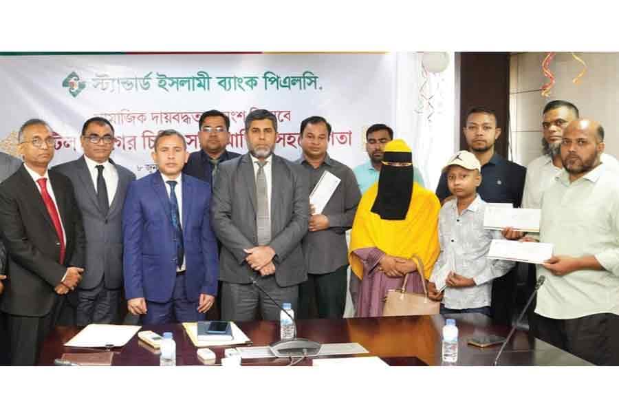 Standard Islami Bank stands beside patients with critical diseases