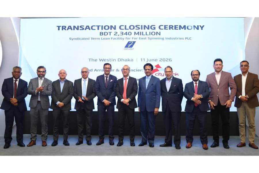 City Bank arranges BDT 2,340m syndicated Taka Financing for Far East Spinning Industries