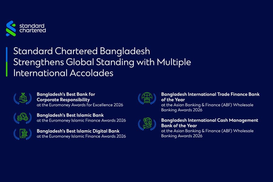Standard Chartered Bangladesh strengthens global standing with multiple international accolades