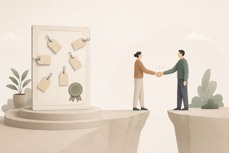 Labels cannot substitute for trust