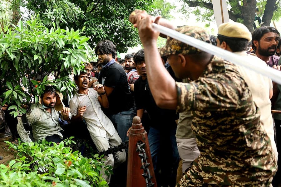 India youth group says will not march again because police will 'hurt youth'