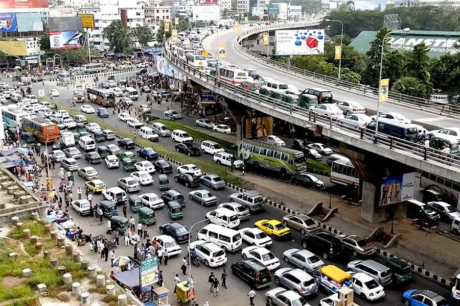 Addressing traffic gridlock in Dhaka city