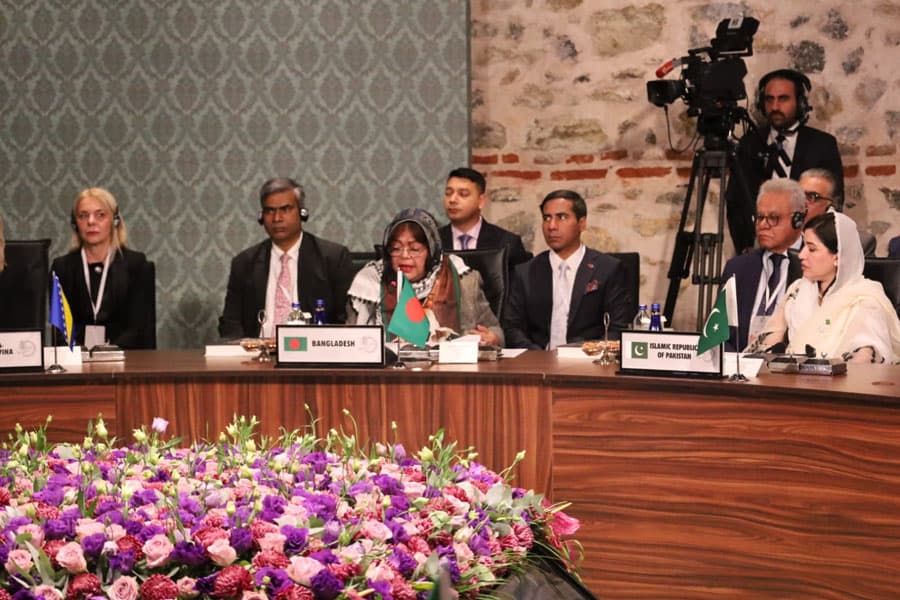 First lady Rebecca Sultana urges global community to ensure justice for Gaza people