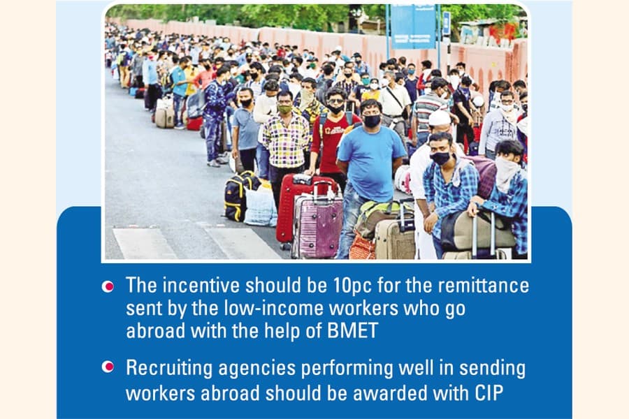 Raise remittance incentive to 5.0 pc to encourage expats
