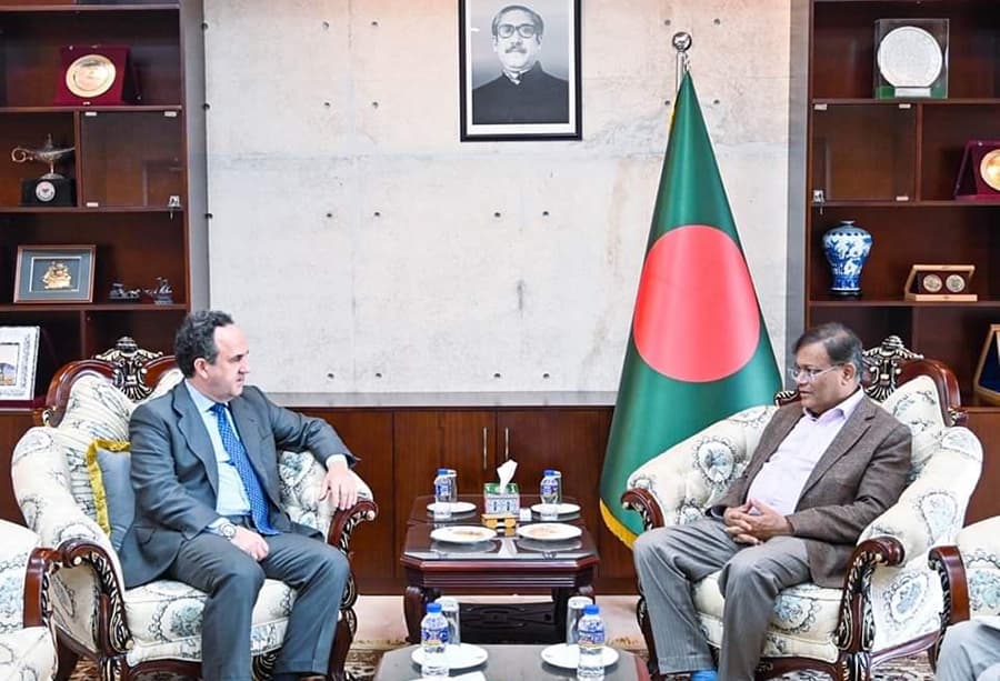 Hasan Mahmud invites Spanish investment in SEZs, Hi-tech parks
