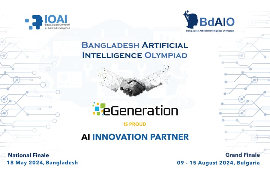 eGeneration becomes “AI Innovation Partner” of Bangladesh Artificial Intelligence Olympiad