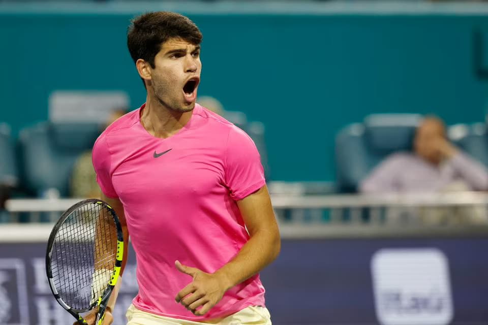 Alcaraz dumps Fritz to reach Miami semis, Medvedev advances