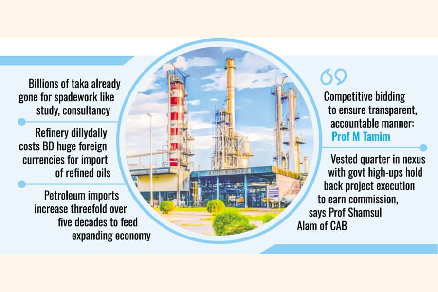 Much-cherished oil refinery building thru fresh bidding