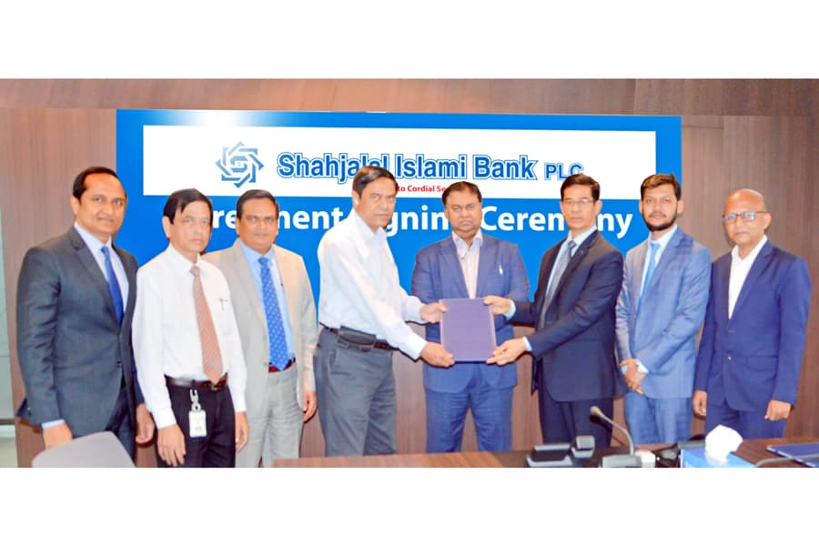Shahjalal Islami Bank signs remittance agreement with Placid Express, USA