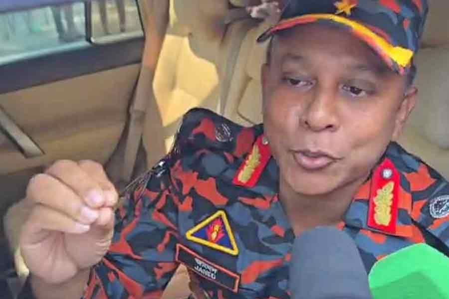 Investigation team inspects scene of Secretariat fire