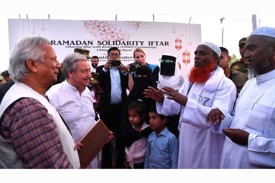 UN chief warns cutting Rohingya aid in Bangladesh would be an ‘unmitigated disaster’