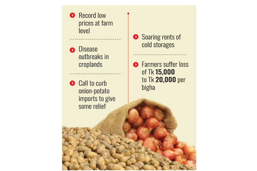 Onion-potato farmers undergo big losses this season