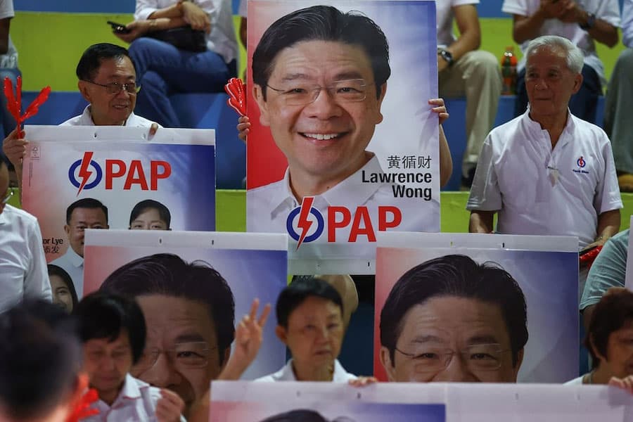 Singapore's ruling party set for another big election victory