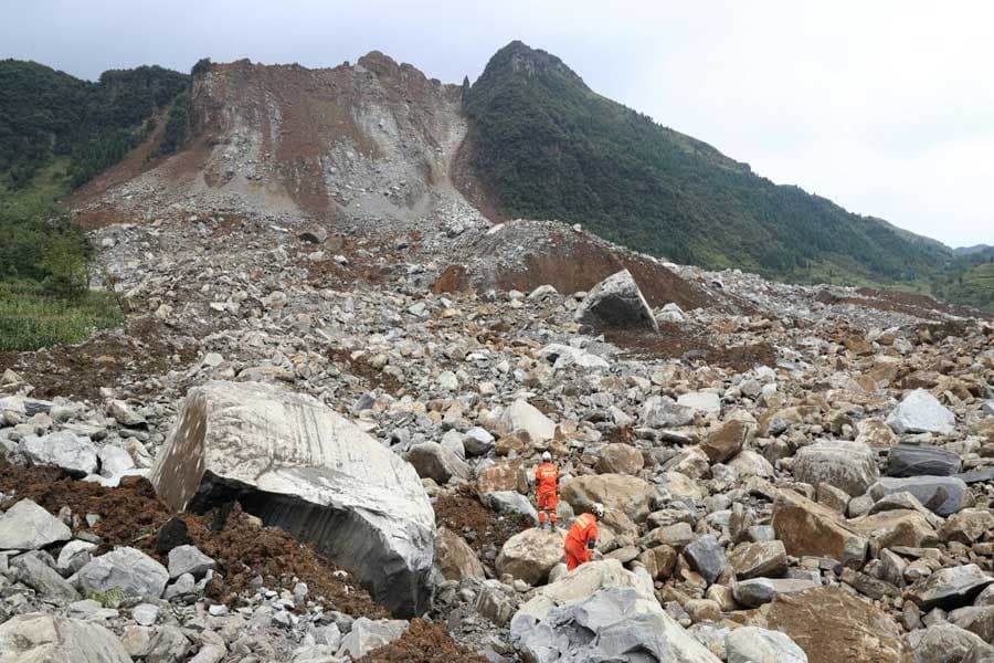 Three dead, three missing in southwest China landslide