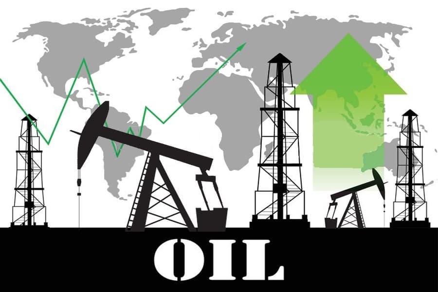 Global oil prices inch up