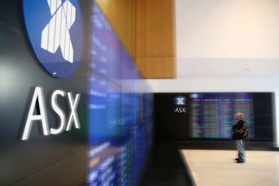 Australian shares hit near 10-year high