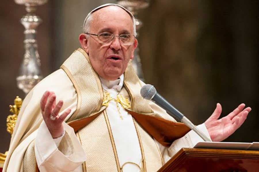 Pope coming on Thursday with peace message