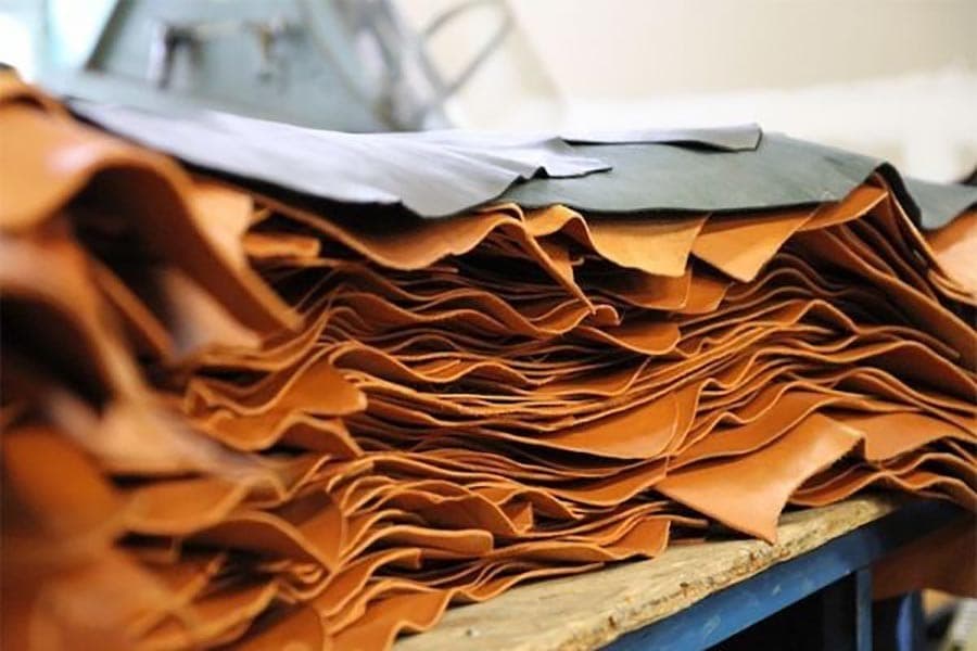 Finished leather export