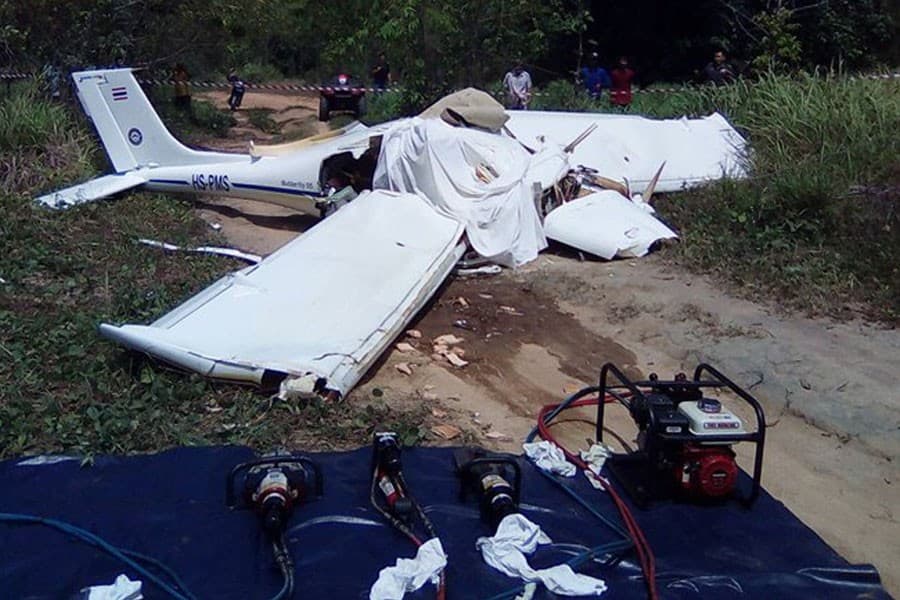 Two die as light aircraft crashes in Thailand’s Phuket