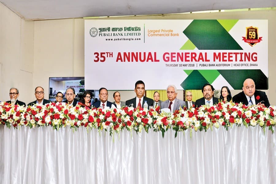 Pubali Bank AGM approves revised dividend for 2017