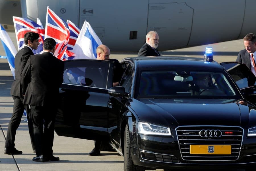 Prince William starts Israel visit paying homage to Holocaust victims