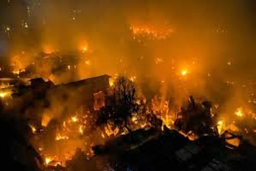 Fires in old Dhaka and Mirpur