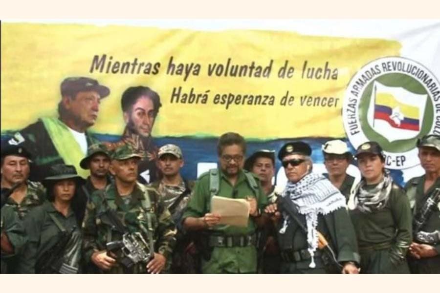 Colombian ex-rebel leader asks followers to take up arms