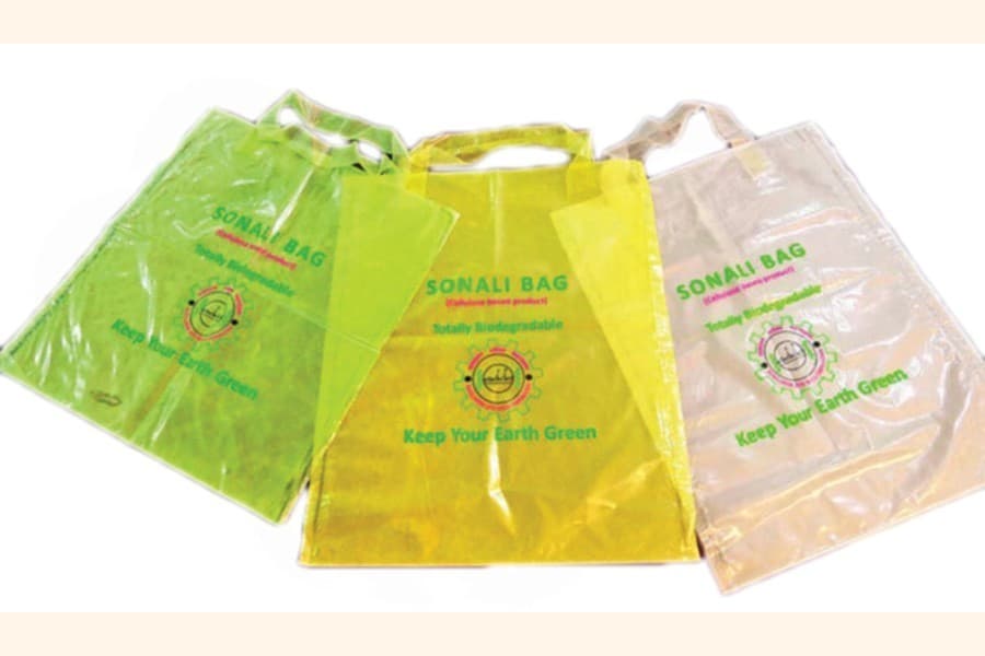 Commercial production of Sonali bags