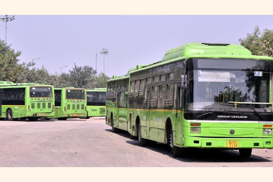 Introducing green bus in Dhaka