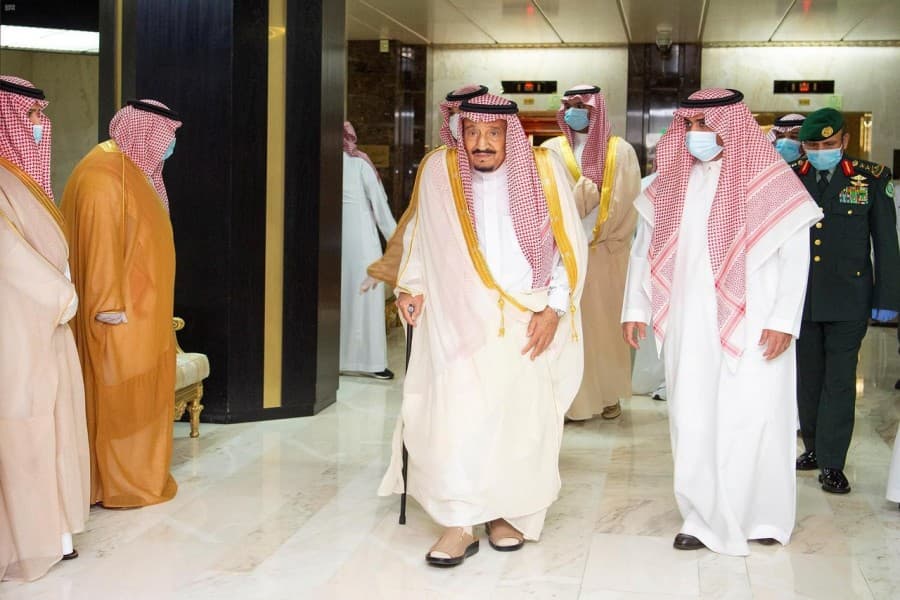 Out of hospital, Saudi King tweets Eid greetings
