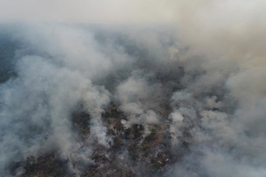 Brazil's Bolsonaro calls surging Amazon fires a 'lie'