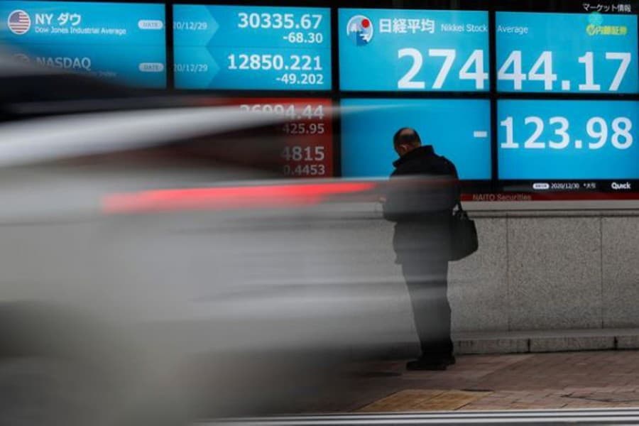 Asian stocks rise to record high on Biden stimulus hopes