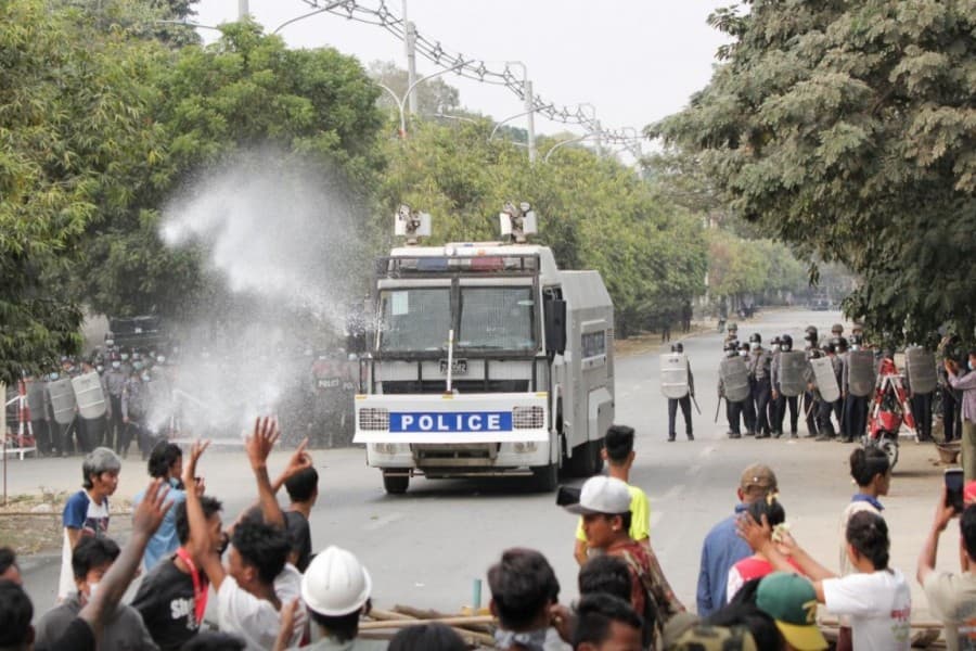 Two protesters killed in Myanmar's Mandalay city